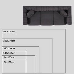 Black Ethnic Sloan Wool Rug 100x150cm, Modern For Living Room By Asiatic