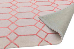 Coral Koko Rug 200x290cm M&S, Modern Living Room & Bedroom By Asiatic