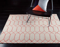 Coral Koko Rug 200x290cm M&S, Modern Living Room & Bedroom By Asiatic
