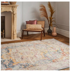 Flores Blue Contemporary Rug for Bedroom & Livingroom 160x230cm, Asiatic
