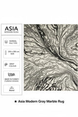 Gray Contemporary Rug 200x290cm M&S, Carpet Bedroom & Living Room Asia