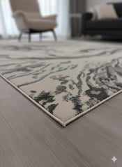 Gray Platinum contemporary Rug 160x230cm, Next Bedroom Living Room Asia