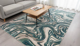 Green Contemporary Rug & Carpet 200x290cm, Bedroom & Livingroom By Asia