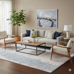 Juno Aquamarine Contemporary Rug 120x170cm,M&S Modern Living Room Asiatic