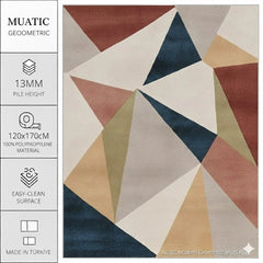 Kaleidoscope Sketch Rug & carpet 120×170cm,Living Room Bedroom By Asiatic