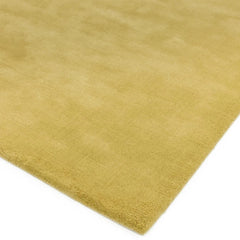 Luxury ARAN Jasmine Yellow Rug 160x230cm, Hand Woven