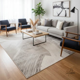 Luxury Premium Aurora Luminara Metallic Beige Rug