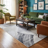 Luxury Premium Aurora Luminara Metallic Black Rug | By– Home Furniture UK