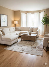 Luxury Premium Aurora Marbella Metallic Copper Rug