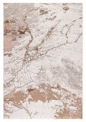 Luxury Premium Aurora Marbella Metallic Copper Rug