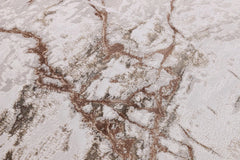 Luxury Premium Aurora Marbella Metallic Copper Rug