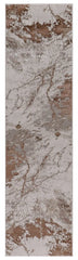 Luxury Premium Aurora Marbella Metallic Copper Rug