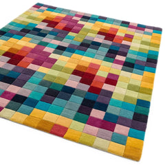 Multi-colour Funk Rug 70x200cm,Next Chic Living Room Bedroom By Asiatic