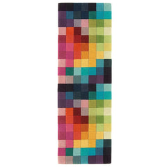 Multi-colour Funk Rug 70x200cm,Next Chic Living Room Bedroom By Asiatic