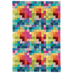 Multi-colour Funk Rug 70x200cm,Next Chic Living Room Bedroom By Asiatic