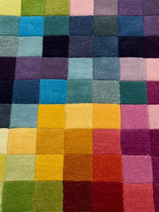 Multi-colour Funk Rug 70x200cm,Next Chic Living Room Bedroom By Asiatic