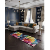 Multi-colour Funk Rug 70x200cm,Next Chic Living Room Bedroom By Asiatic