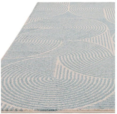 Muse Blue Contemporary Rug 160x230cm Premium Bedroom Living Room