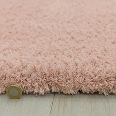 Pink Lulu Blush Shaggy Rug 160x230cm, Modern Chic Living Room By Asiatic