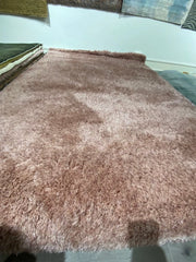 Premium Pink Fluffy Shaggy Rug 160x230cm, For Bedroom & Living Room