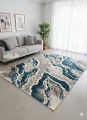 Green Verozzi Contemporary Rug Modren 160x230cm, Bedroom Livingroom Asia