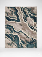 Green Verozzi Contemporary Rug Modren 160x230cm, Bedroom Livingroom Asia