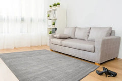 York Grey Wool Contemporary Rug 120x170cm M&S Living Room Bedroom Asiatic