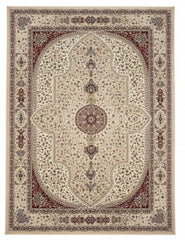 Beige Silk Effect Abstract Rug 160x230cm Large Modern Living Room Carpet Soft