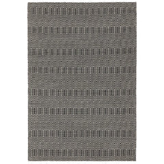 Black Ethnic Sloan Wool Rug 100x150cm, Modern For Living Room By Asiatic