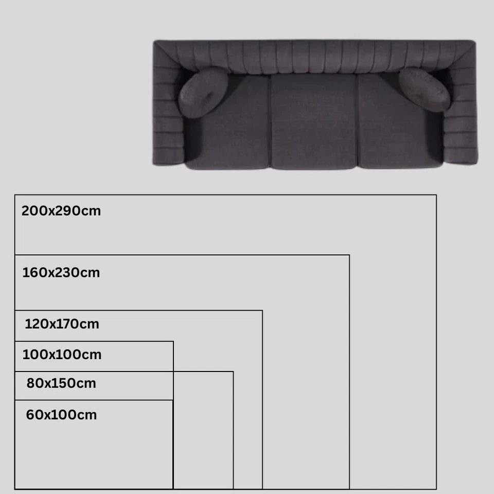 Black Ethnic Sloan Wool Rug 100x150cm, Modern For Living Room By Asiatic