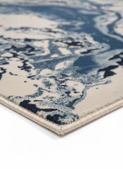 Blue Platinum contemporary Rug & Carpet Chic Bedroom Living Room Asia RRP