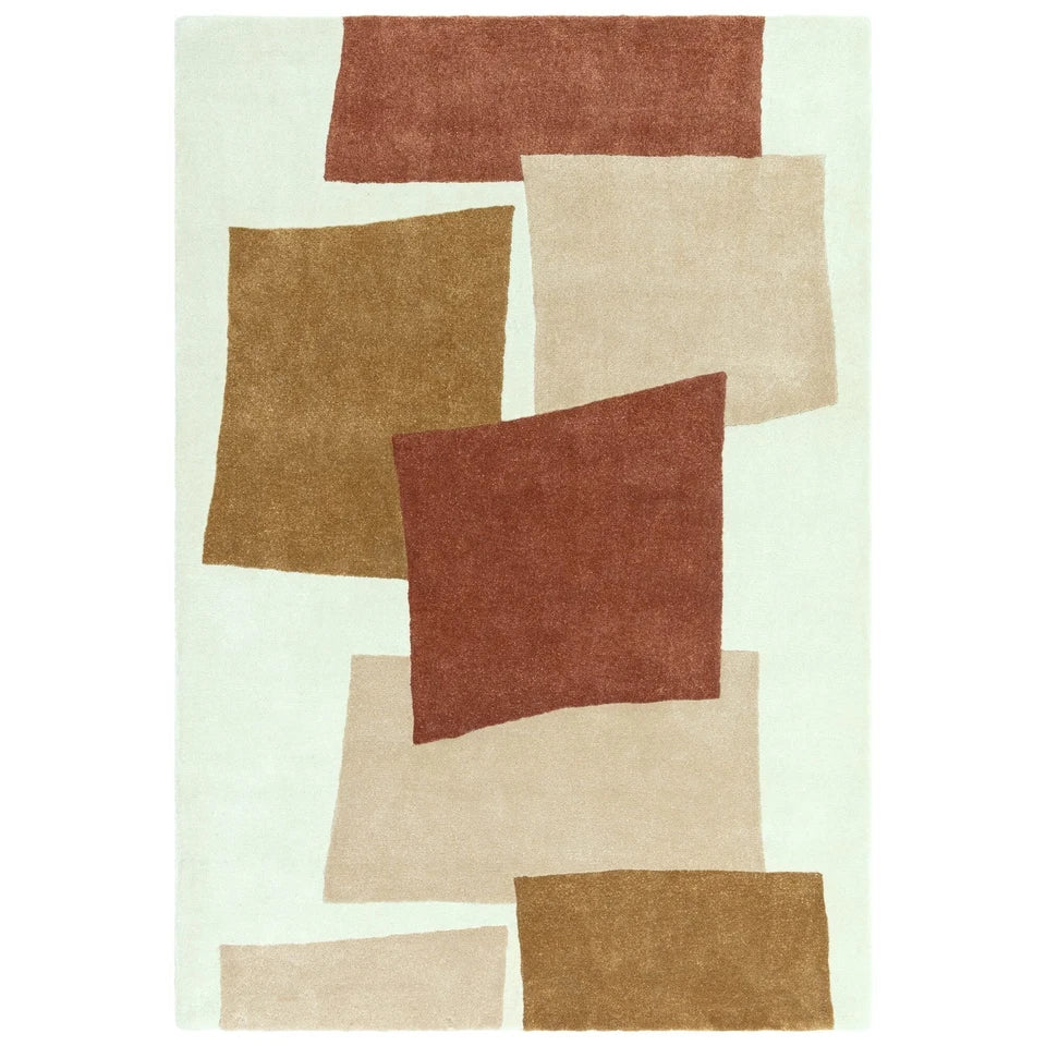 Eco-Friendly Romy Papercut Red Rug 160x230cm – Sustainable Hand Tufted Rug
