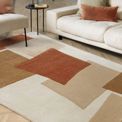 Eco-Friendly Romy Papercut Red Rug 160x230cm – Sustainable Hand Tufted Rug