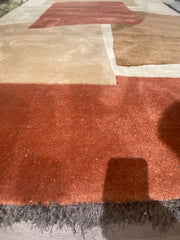 Eco-Friendly Romy Papercut Red Rug 160x230cm – Sustainable Hand Tufted Rug