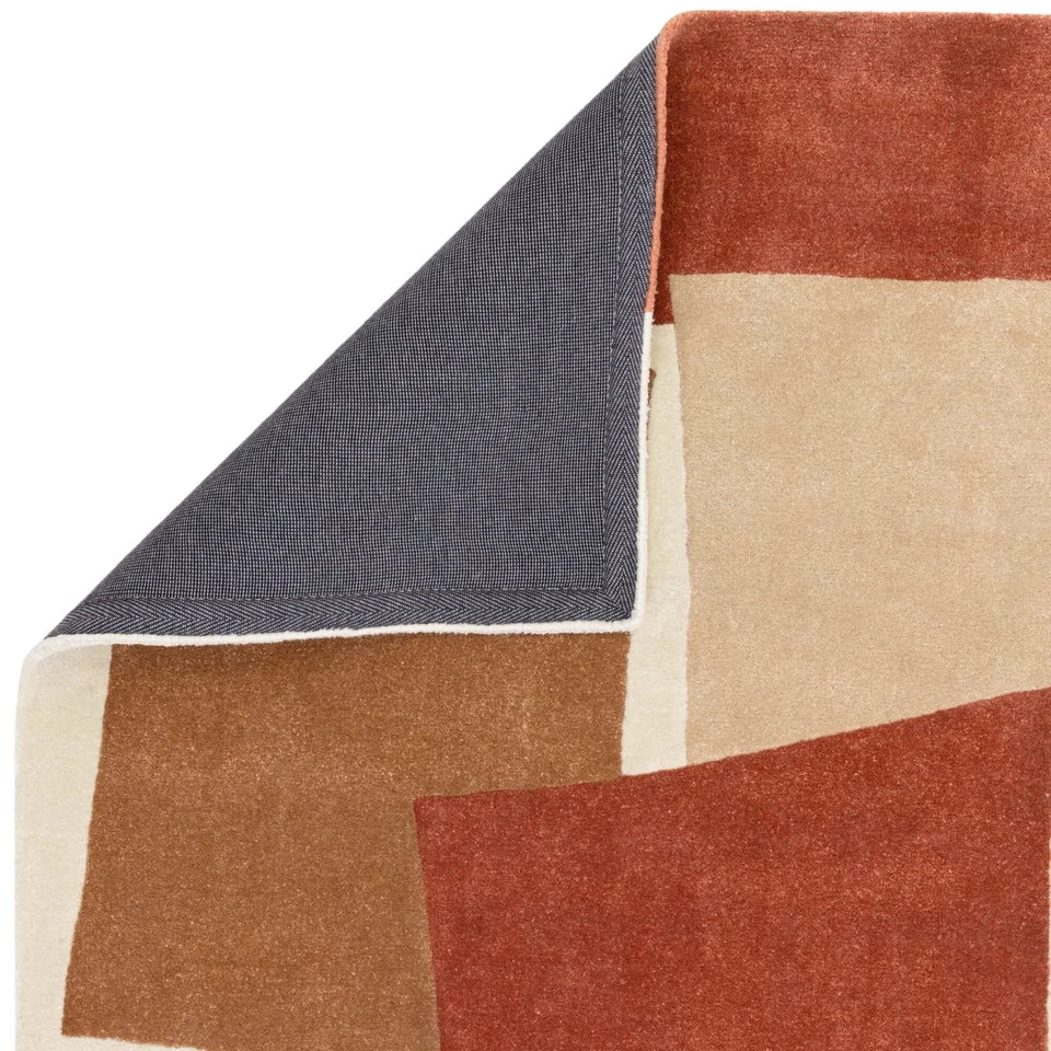 Eco-Friendly Romy Papercut Red Rug 160x230cm – Sustainable Hand Tufted Rug