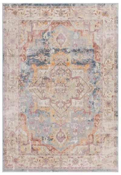Flores Blue Contemporary Rug for Bedroom & Livingroom 160x230cm, Asiatic