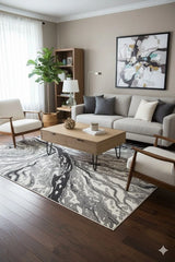 Gray Contemporary Rug  200x290cm M&S, Carpet Bedroom & Living Room Asia