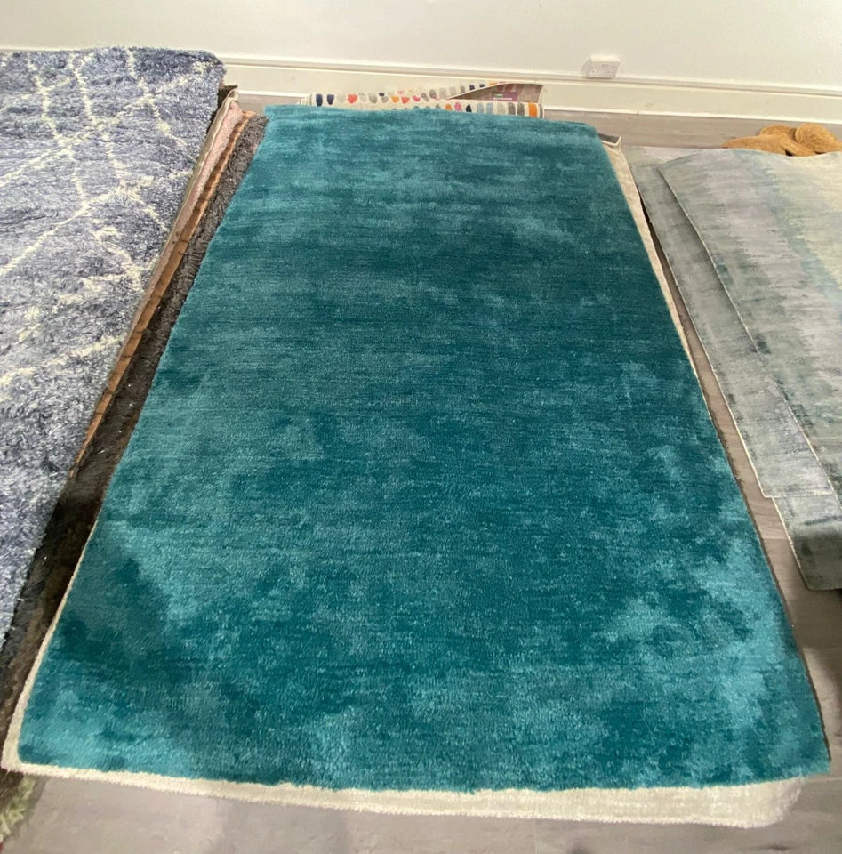 High-Quality Hand Woven Tula Blue Rug 160x230cm – Modern Living Room Rug