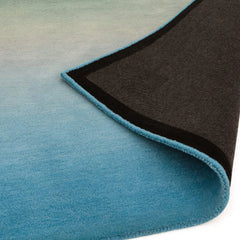 Luxurious Hand Tufted Ombre Blue Rug 160x230cm, For Bedroom & Living Room