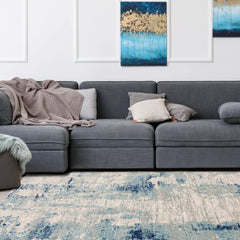 Luxury Nova Mirage Blue Rug 160x230cm – Modern Machine-Woven Rug