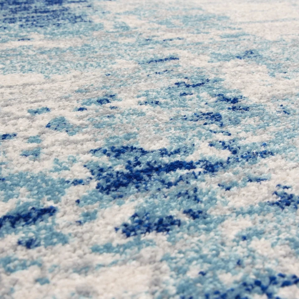 Luxury Nova Mirage Blue Rug 160x230cm – Modern Machine-Woven Rug