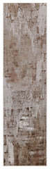 Luxury Premium Aurora Aurelia Metallic Copper Rug VE16 by Zebaa – Modern Abstract Rug for Living Room & Bedroom