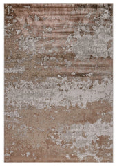 Luxury Premium Aurora Dune Metallic Copper Rug VE13 – Modern Abstract Rug for Living Room & Bedroom