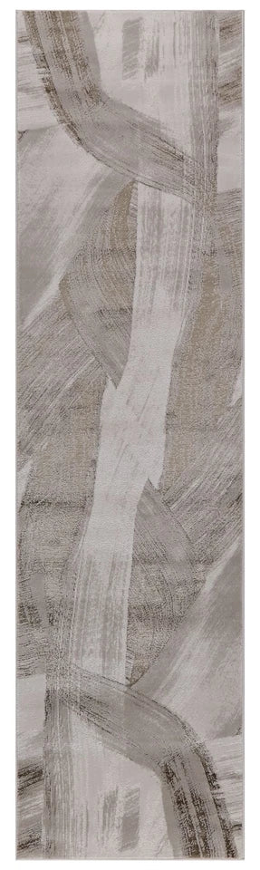 Luxury Premium Aurora Luminara Metallic Beige Rug