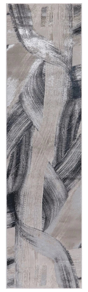 Luxury Premium Aurora Luminara Metallic Black Rug | By– Home Furniture UK
