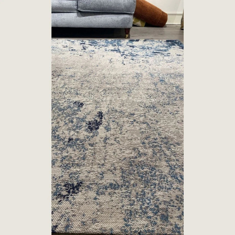 Modern Nova Illusion Blue Rug 160x230cm – Durable Contemporary Rug