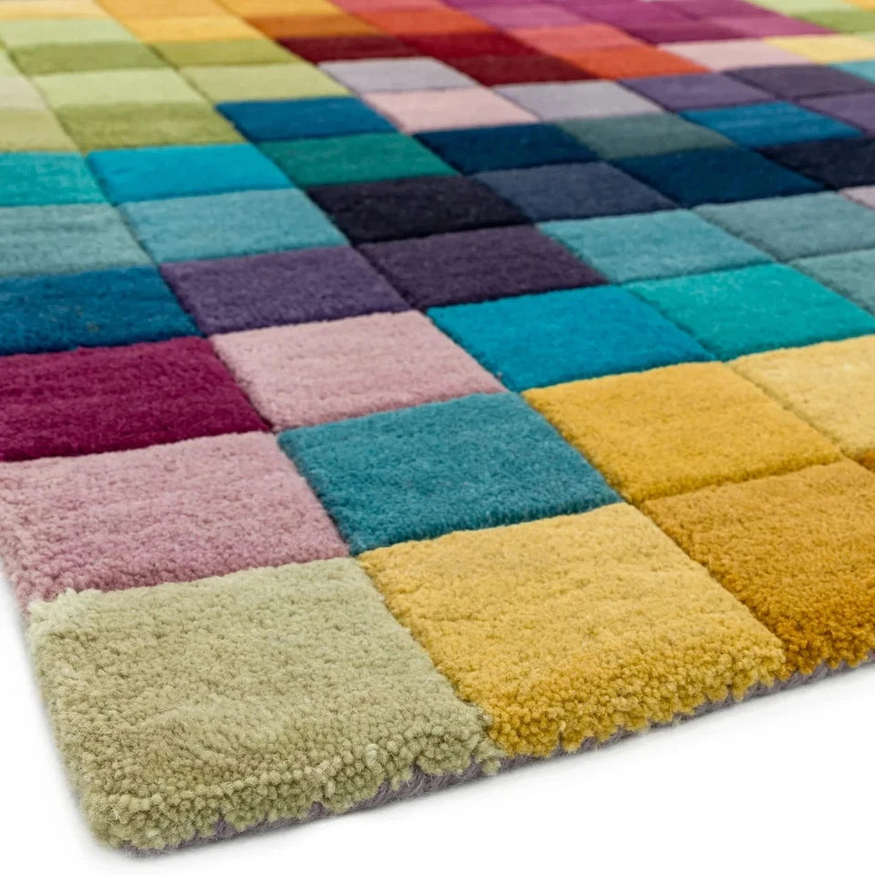 Multi-colour Funk Rug 70x200cm,Next Chic Living Room Bedroom By Asiatic