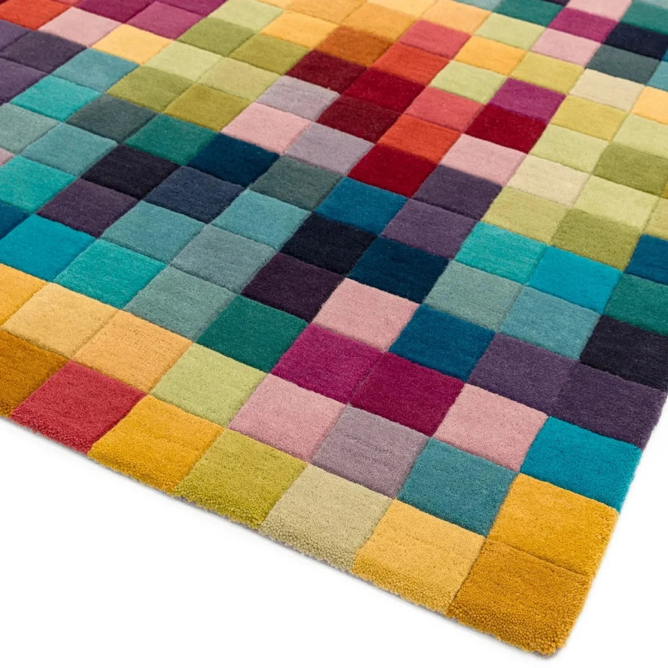 Multi-colour Funk Rug 70x200cm,Next Chic Living Room Bedroom By Asiatic