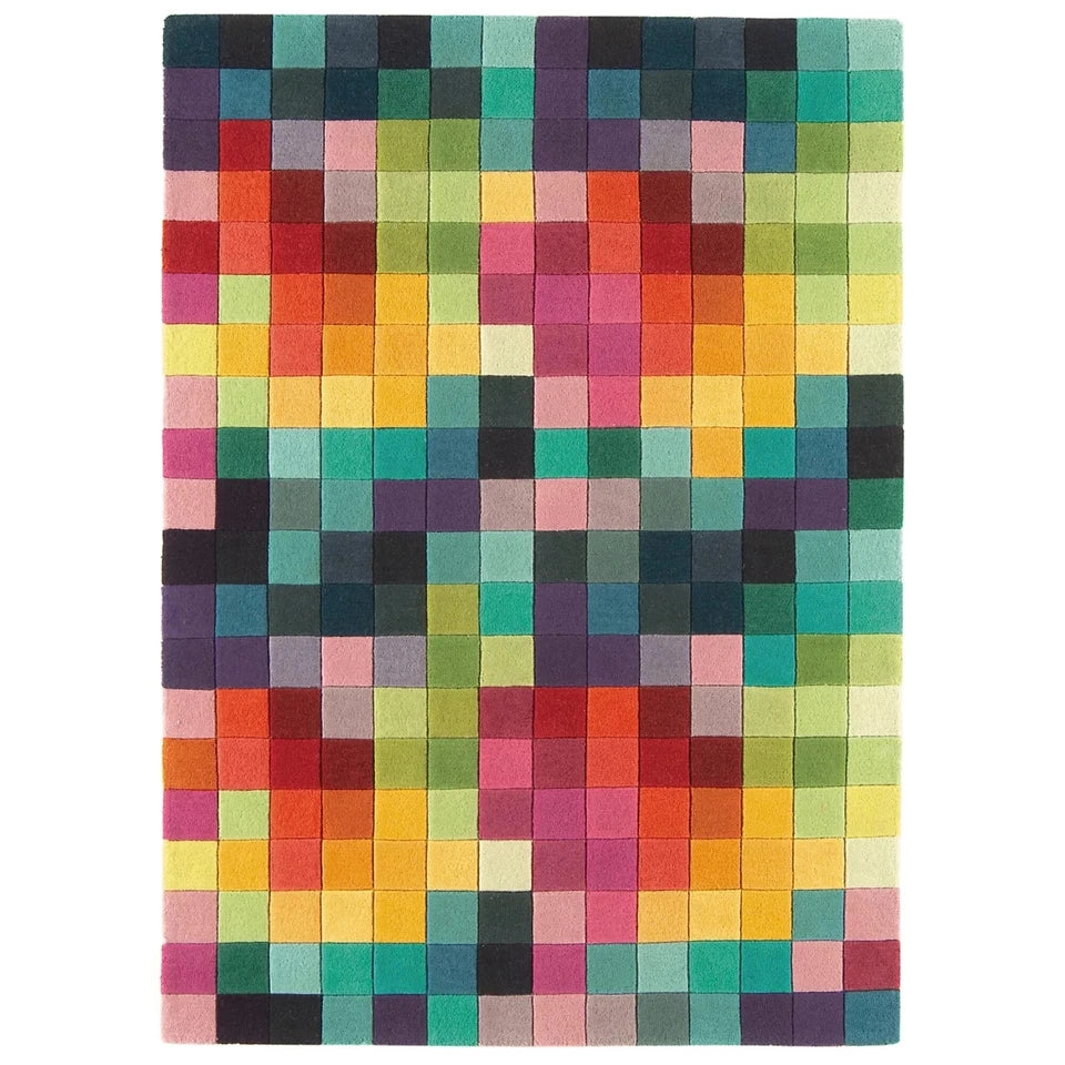 Multi-colour Funk Rug 70x200cm,Next Chic Living Room Bedroom By Asiatic