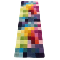 Multi-colour Funk Rug 70x200cm,Next Chic Living Room Bedroom By Asiatic